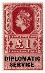 (I.B) Elizabeth II Revenue : Diplomatic Service £1 