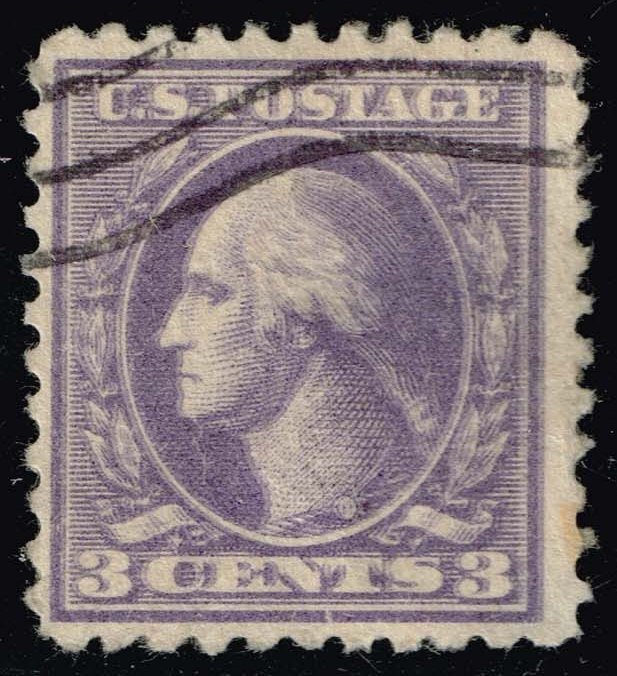 US #530a George Washington Type IV Double Impression; Used