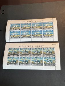 Stamps New Zealand Scott #B67a-68a never hinged