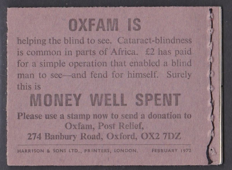 BK129 1971 Booklet MNH