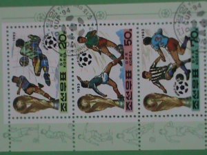 KOREA STAMP 1993 WORLD FOOT BALL CHAMPIONSHIP  ; CTO- NOT HING  S/S SHEET #1