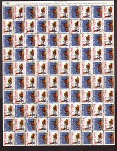 USA. Boys Town Seals, 1958, Full Sheet, Lot 230743-40