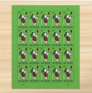 Shel Silverstein Framed  forever stamps  ,5 Sheets of 20,100PCS