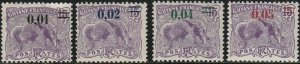 French Guiana , #94-97 Unused , From 1922