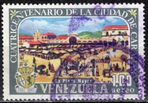 Venezuela 1967; Sc. # C958; Used Single Stamp