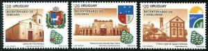 HERRICKSTAMP NEW ISSUES URUGUAY Canelones, Soriano & Colonia