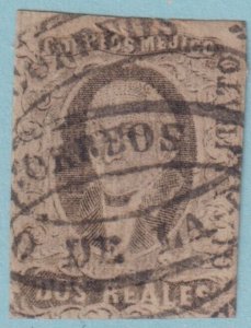 MEXICO 8 1861 HIDALGO  USED  NO FAULTS VERY FINE! TAY