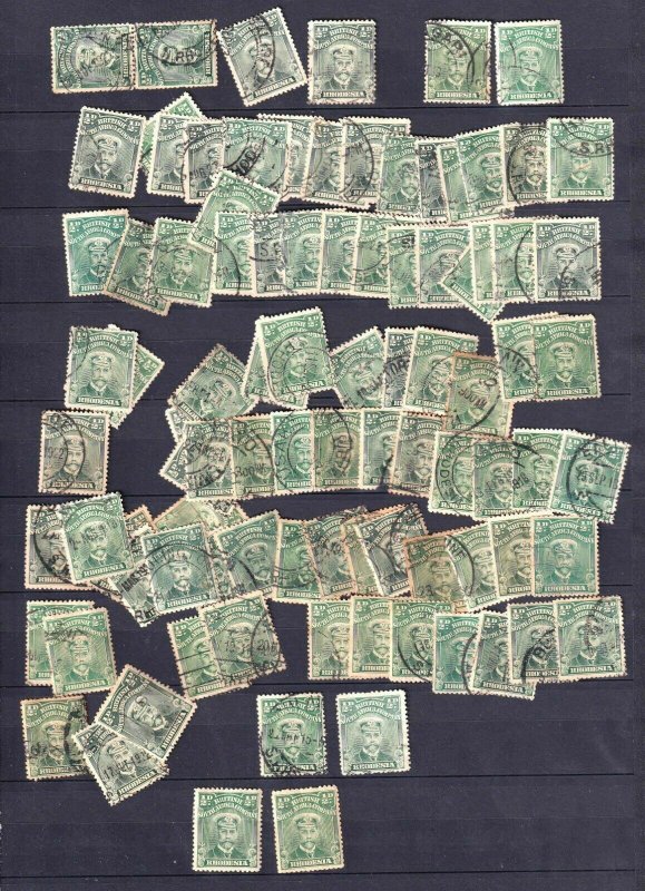 RHODESIA 2 PACKED STOCK PAGES COLLECTION LOT $$$$$$$