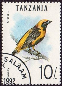 Tanzania 979 - Cto - 10sh Canary (1992) (cv $1.00)