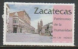 MEXICO 1870, ZACATECAS CULTURAL HERITAGE CITY. MINT, NH. VF.