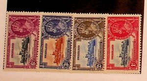 SWAZILAND Sc 20-23 NH ISSUE OF 1935 - SILVER JUBILEE