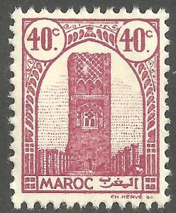 FRENCH MOROCCO SCOTT 180