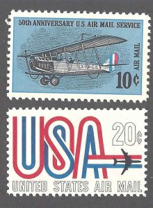 C74-C75 Mint,OG,NH... SCV $0.60