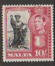 Malta SG 231 - George VI  Lightly Mounted Mint 