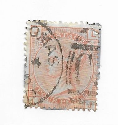 Great Britain #69 F-VF Used Hinge Remnants - Stamp - CAT VALUE $500.00