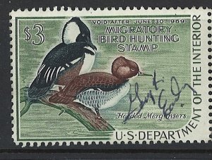 US Scott RW35 Hunting Stamp Used!