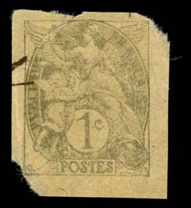 France 109 Used (Stationary Cut Square)