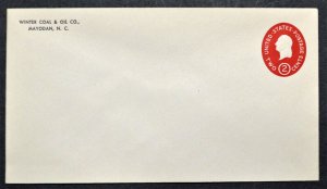 1950 US Sc. #U533 die 3 stamped envelope, 2 cent, mint entire, very nice