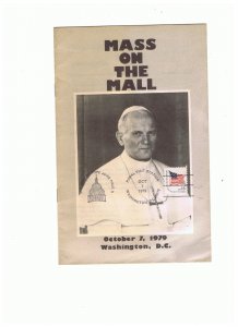 Oct 7, 1979  Mass on the Maall  postmarked Papal Visit Station