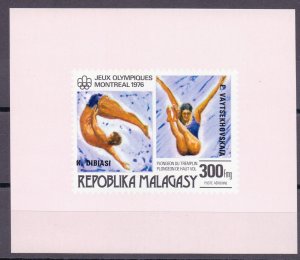 Madagascar. 1976. bl16 822-26 5LB. Sports OI. MNH.