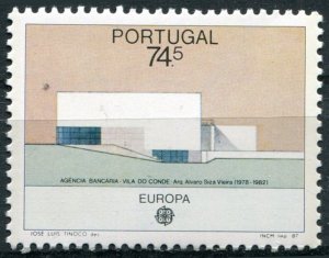 Portugal Sc#1702 MNH, 74.50e multi, Europa (C.E.P.T.) 1987 - Modern Architect...