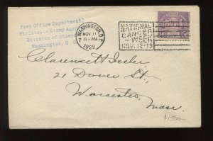 570 Arlington NOV 11 1922 FIRST DAY COVER (CV 1061)