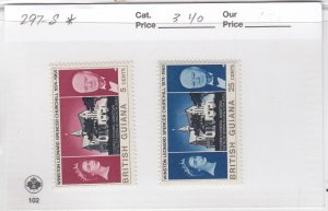 British Guiana 297-8 Churchill mint