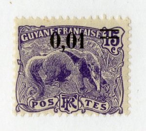 FRENCH GUIANA 94 MH BIN $.65 ANIMAL