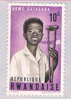 Rwanda 70 Used Boy with crutch 1964 (BP29022)