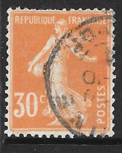 France 170: 30c Sower without Sunrise, used, F