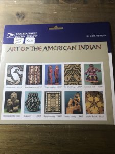 SCOTT # 3873 Art of the American Indian U.S. Stamps MNH Sheet of 10(NIP)2004