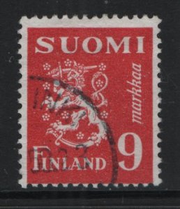 Finland    #272  used  1948   Lion  9m carmine