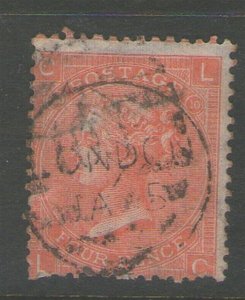 Great Britain 1865 Queen Victoria SG 94 PL10 FU