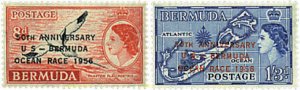 33454 MNH BERMUDAS 1956 REGATA ESTADOS UNIDOS-BERMUDAS