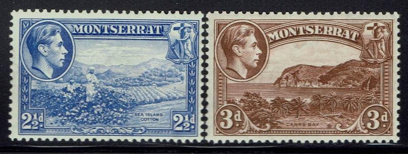 Montserrat SG# 105 & 106 - Mint Hinged - Perf 13 - Lot 032116