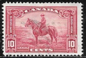 Canada 223: 10c Mounted Police, Bar issue, used, F-VF