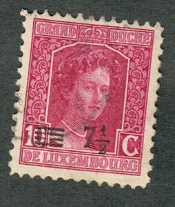 Luxembourg #118 used single