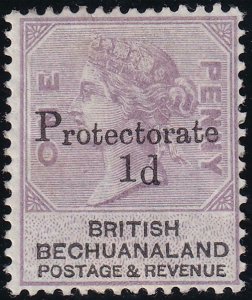 Bechuanaland 1888 SC 60a VF LH Short 1 