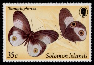 SOLOMON ISLANDS QEII SG458aw, 1982 35c, NH MINT. WMK CROWN TO THE RIGHT
