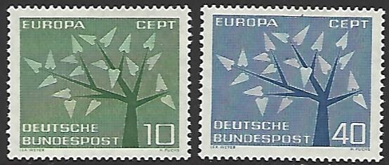 Germany #852-853 Mint Hinged Set of 2 Europa