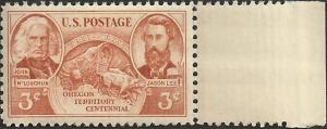 # 964 MINT NEVER HINGED OREGON TERRITORY