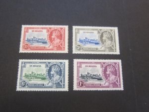 St Helena 1935 Sc 111-4 Silver jubilee set MH