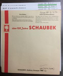 SCHAUBEK VARIETY SCANDANAVIAN ALBUM PAGES - 108 PAGES