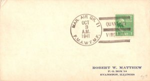 United States Marine Corps 1c Washington Prexie 1941 Mar. Air Gr. 11, F.M.A.W...