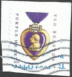 # 4704b USED PURPLE HEART AND RIBBON