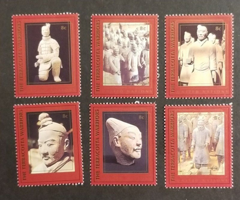 UN United Nations U.N. 1997 Terracotta Warriors Stamp Set Mint MNH OG z4768 