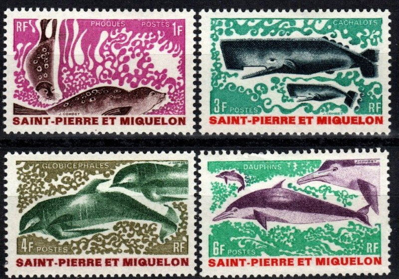 St Pierre & MIquelon #389-92  MNH CV $18.25 (X3571)