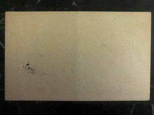 1902 Taiping Malaya Postal Stationary Cover To Penang