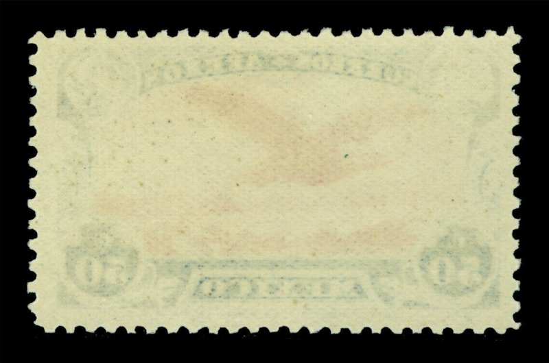 MEXICO 1922 AIRMAIL - Eagle  50c blue & red brown - no wmk. - Sc# C1 mint MNH VF