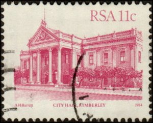 South Africa 578 - Used - 11c Kimberley City Hall (1984)